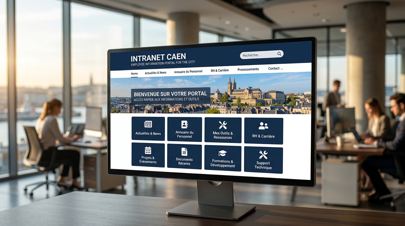 découvrez intranet caen, le portail d'information dédié aux employés de la ville de caen. accédez facilement aux ressources, actualités et services internes pour faciliter votre quotidien professionnel.