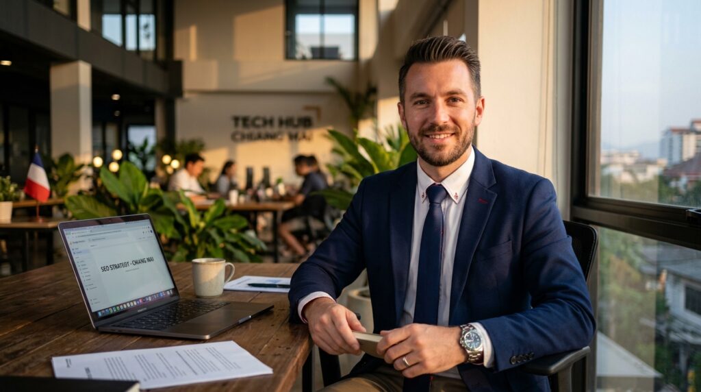 cédric guérin à chiang mai, expert seo dédié à améliorer votre visibilité web grâce à des stratégies optimisées et personnalisées.