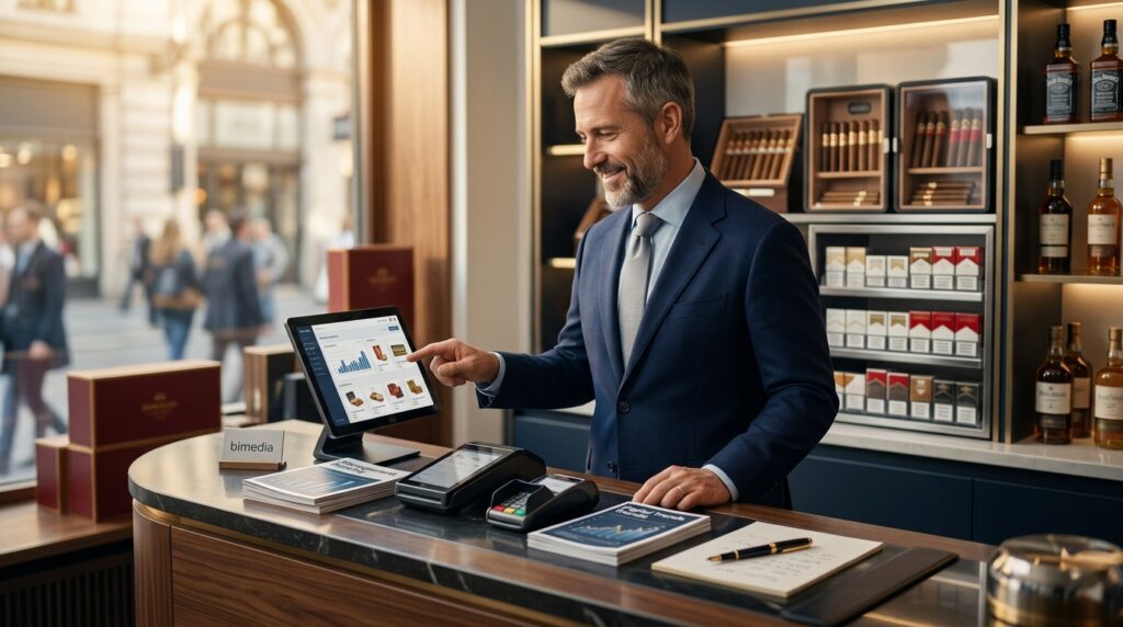 bimedia offre des solutions innovantes de gestion et de digitalisation spécialement conçues pour les buralistes, facilitant l'optimisation de leur activité et la modernisation de leurs services.